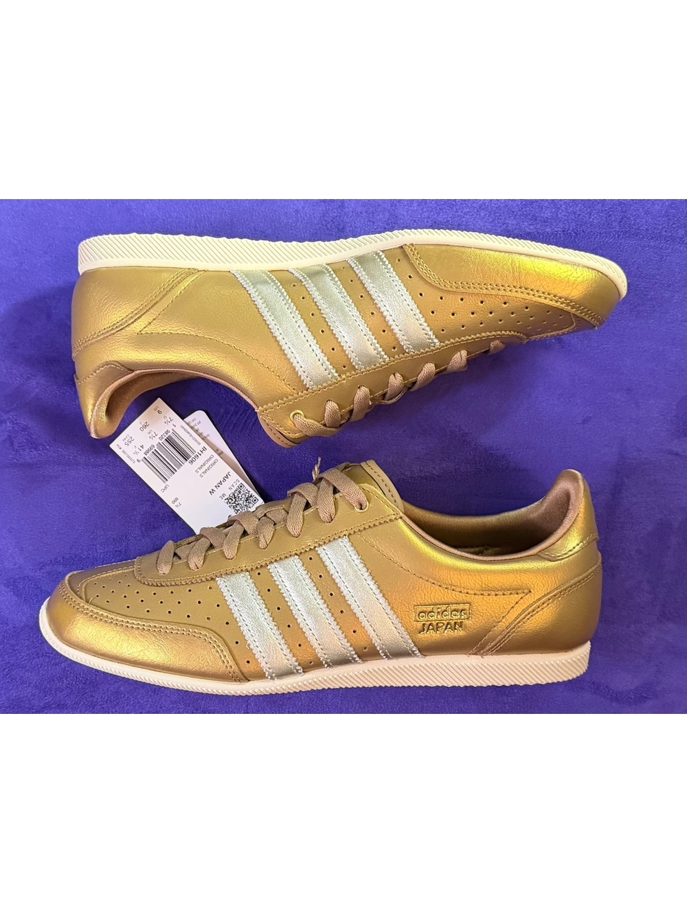 Adidas Japan W Metallic Gold Silver IH1606 Women Size 9